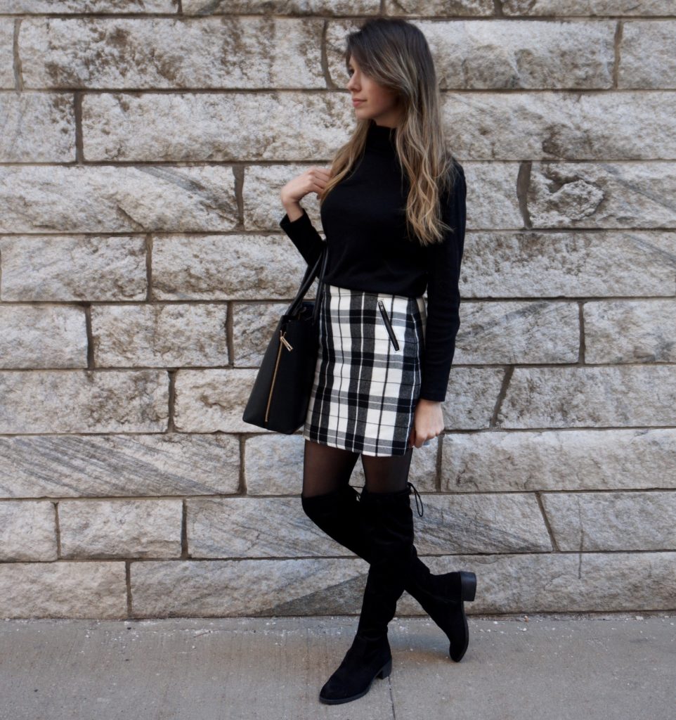 plaid outfit of the day