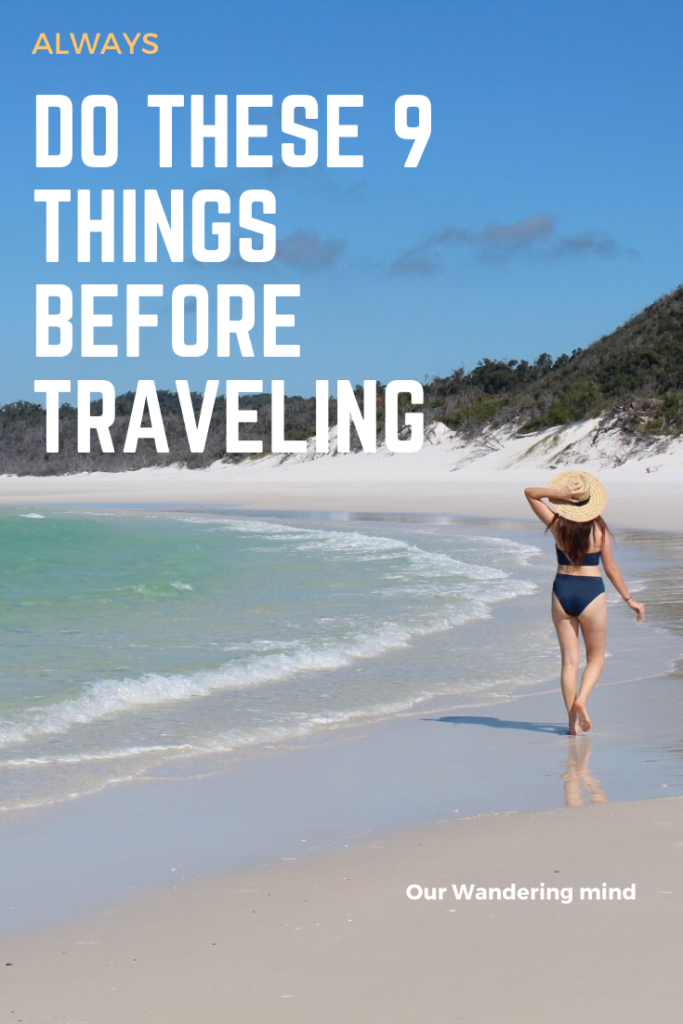 9 Things You Should Always Do Before Traveling