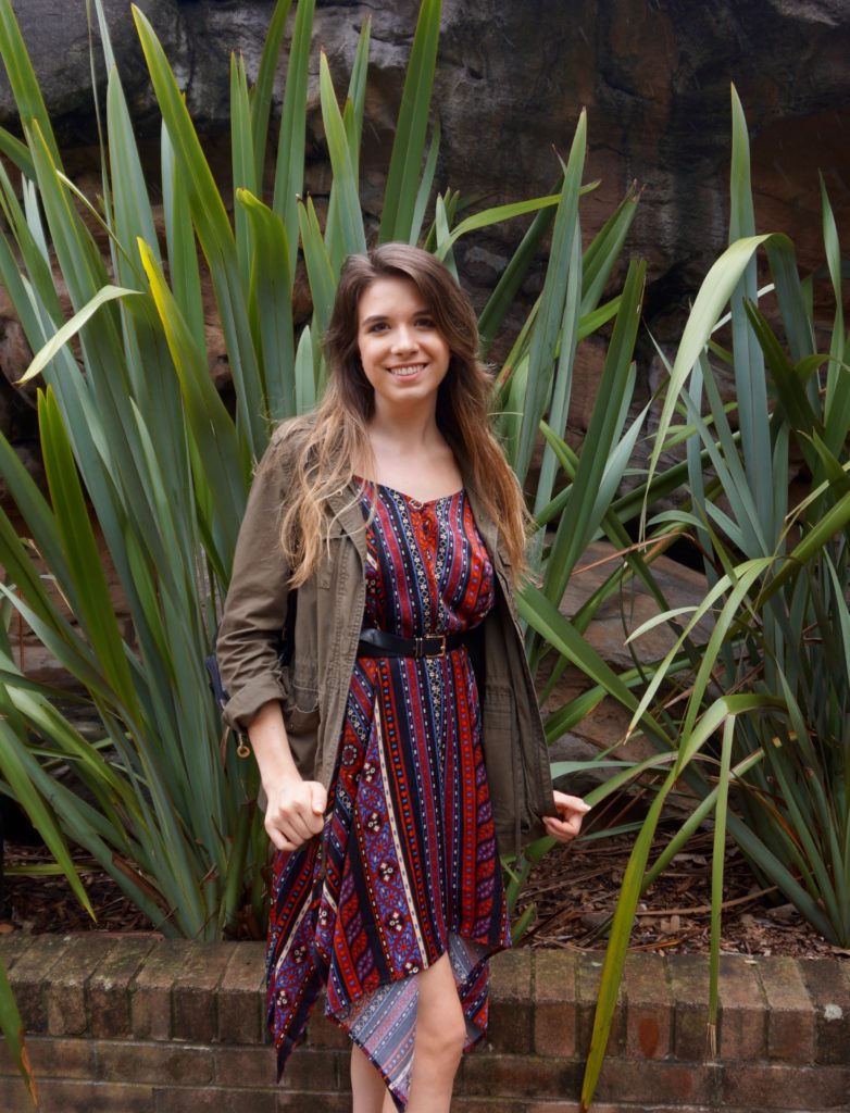 Outfit of the Day: A Trip to the Zoo, A Tribal Print Dress 