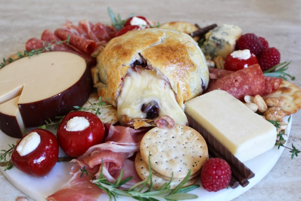 Irresistible Baked Brie with Cranberry Jam