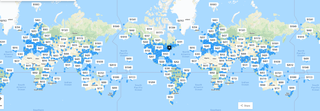 Kayak Anywhere Feature: Best Travel Websites to Find Cheap Flights 