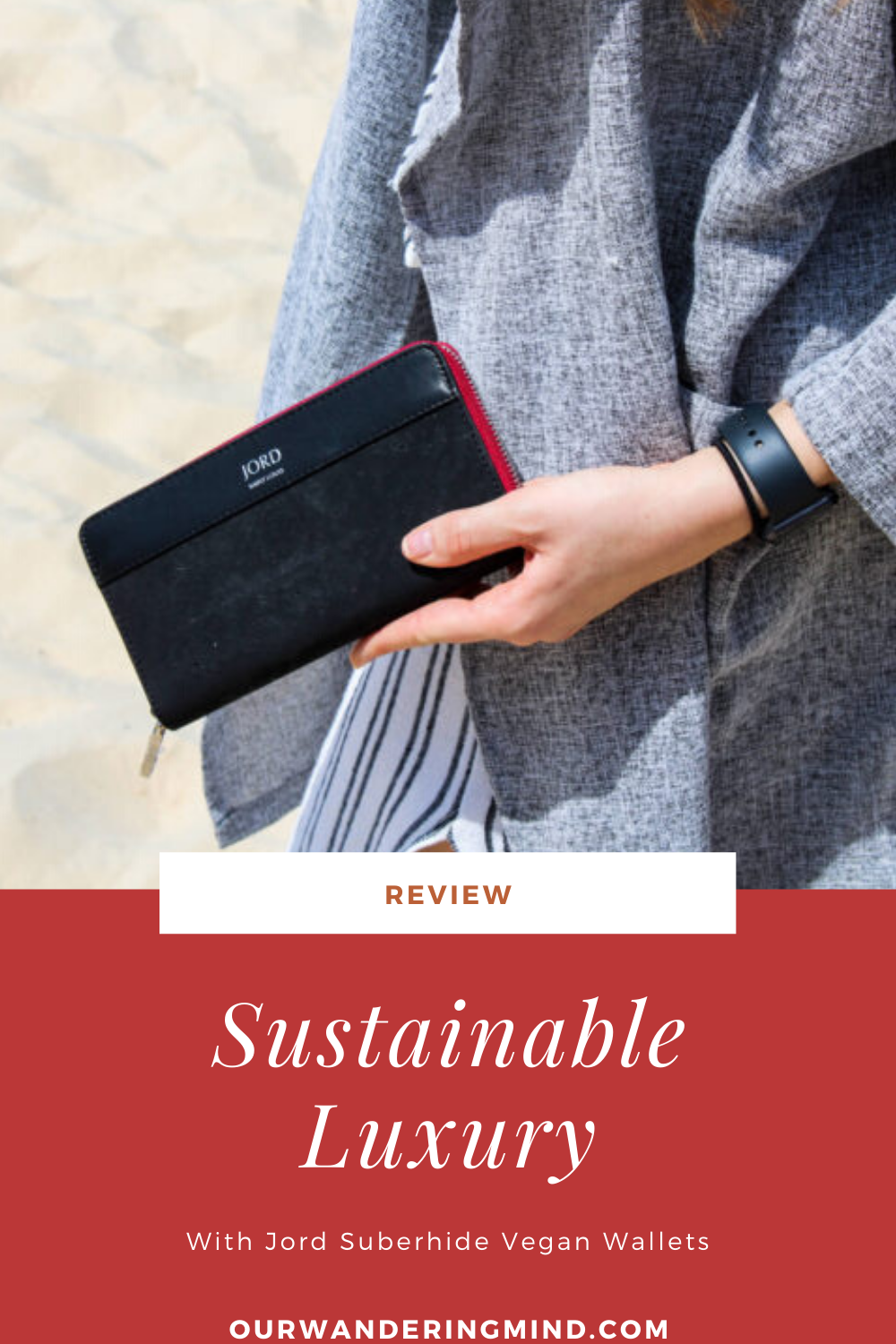 Sustainable Fashion with Jord New Vegan Handbags: Suberhide Wallet