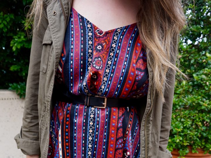 Outfit of the Day: A Trip to the Zoo, A Tribal Print Dress