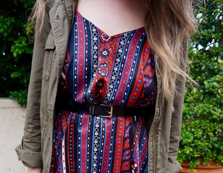 Outfit of the Day: A Trip to the Zoo, A Tribal Print Dress