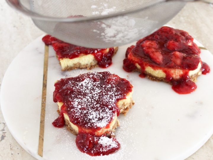 A Sweet Heart for Your Sweetheart: Heart-Shaped Strawberry Cheesecake