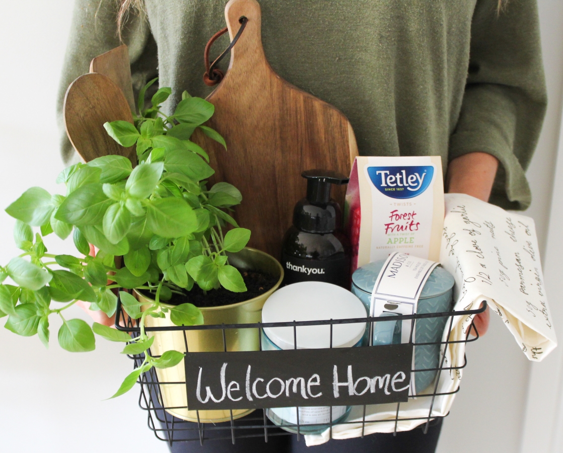 Welcome Home Gift Basket! Coffee gift - Housewarming gift box